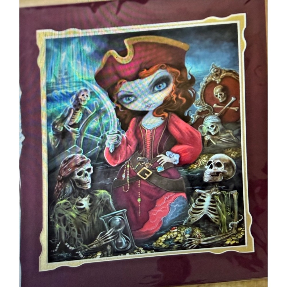 2026 Disney Parks Jasmine Becket-Griffith Redd The Pirate 14x18" Print Matted
